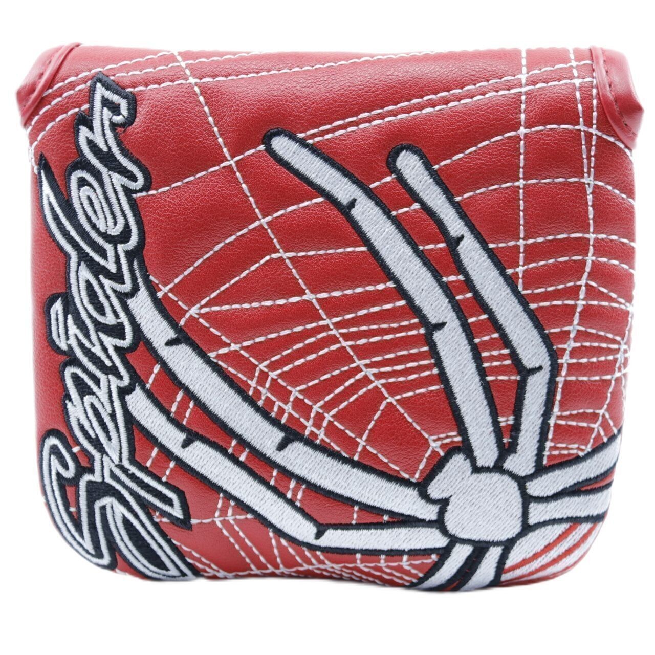 Spider Pattern Magnetic Putter Headcover 1PC Square Golf Club Protector Cover